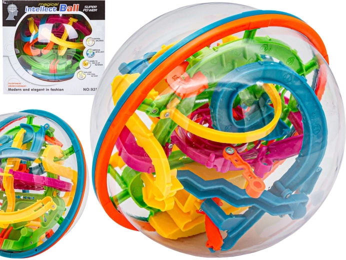 3D labirintna krogla – inteligentna miselna igra - 1 kos