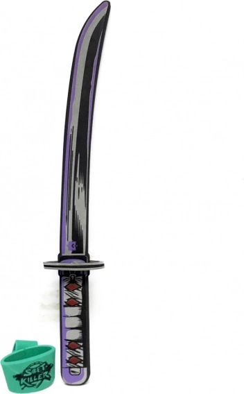 Pena meč vijolični Demon – otroški karnevalski dodatek