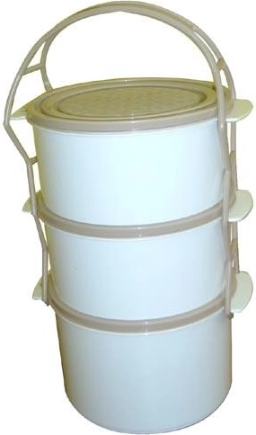Nosilec za hrano Combi 2× 1 l + 1,5 l, plastika