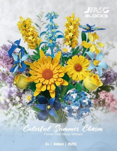 Bouquet in a Vase Building Set 659 pieces
