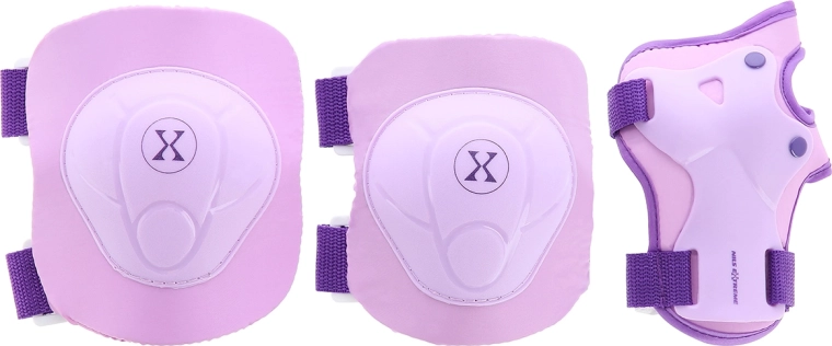 Komplet ščitnikov NILS Extreme H704 – vijoličen – M
