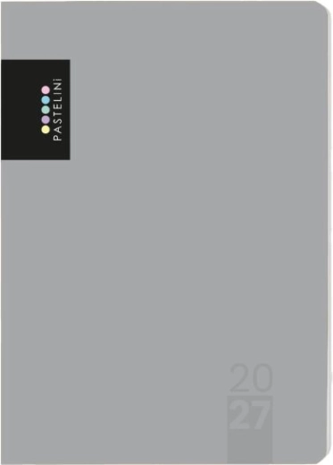 Tedenski planer A5 2027 Pastelini siv