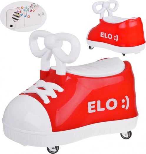 Rdeči poganjalni čevelj Elo