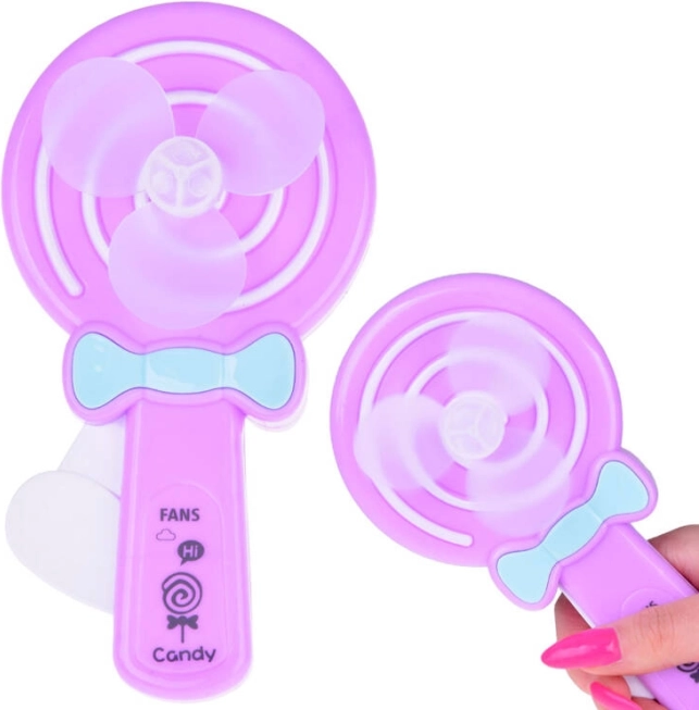 Barvni ročni otroški ventilator Candy