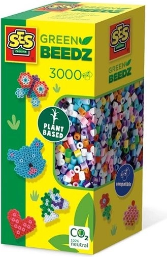 SES Creative likalne perlice Green Beedz 3000 kos – svetle barve