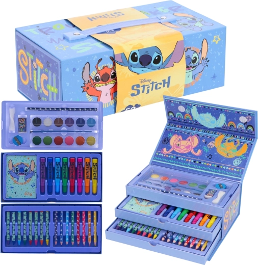 Drawing case with art set Lilo and Stitch