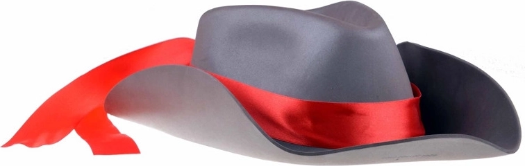 Foam cowboy hat brown - 1 piece