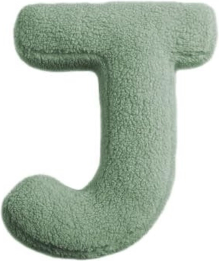 Mealini plišasta črka j zelena - 1 kos