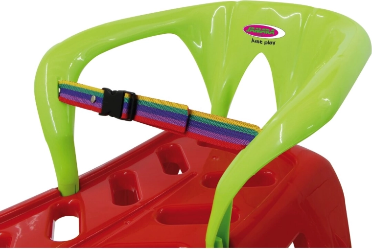 Removable backrest and safety strap