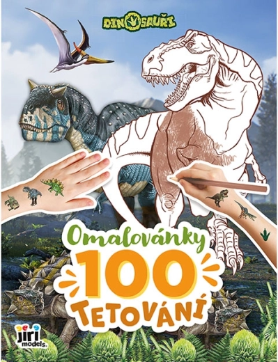 Pobarvanka in 100 tetovaž Dinozavri