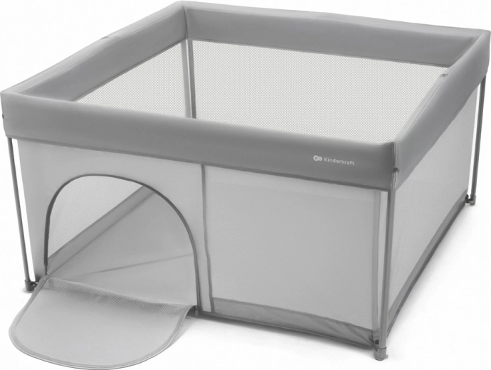 Kinderkraft playpen for children Ziki Light Grey