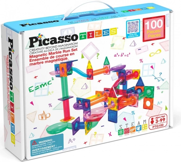 Magnetni komplet PICASSO – 100 kosov kroglična steza