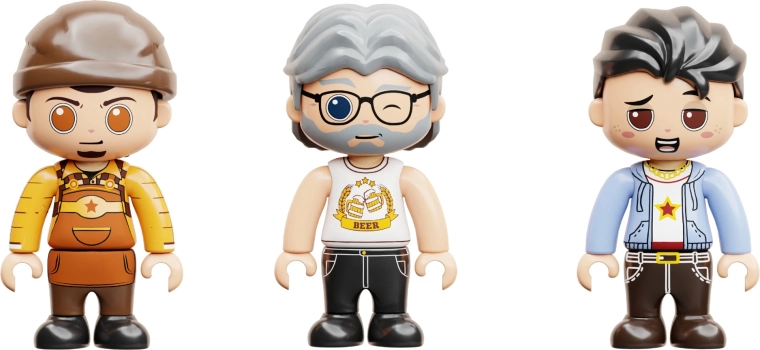 Minifigure za dopolnitev prizora