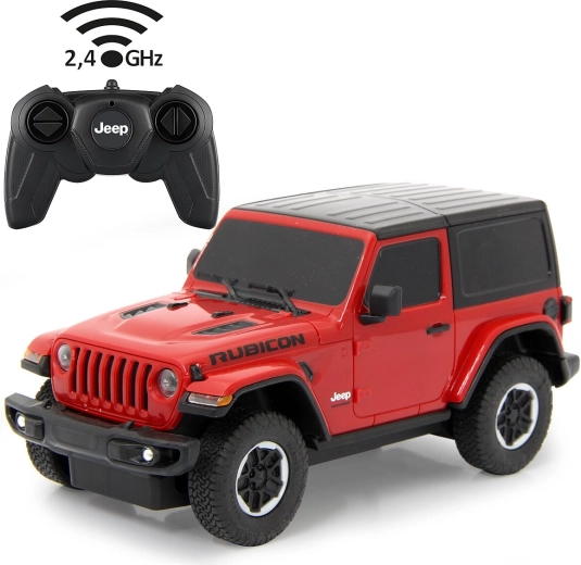 Jamara Jeep Wrangler JL RC avto 1:24 rdeče 2,4 GHz