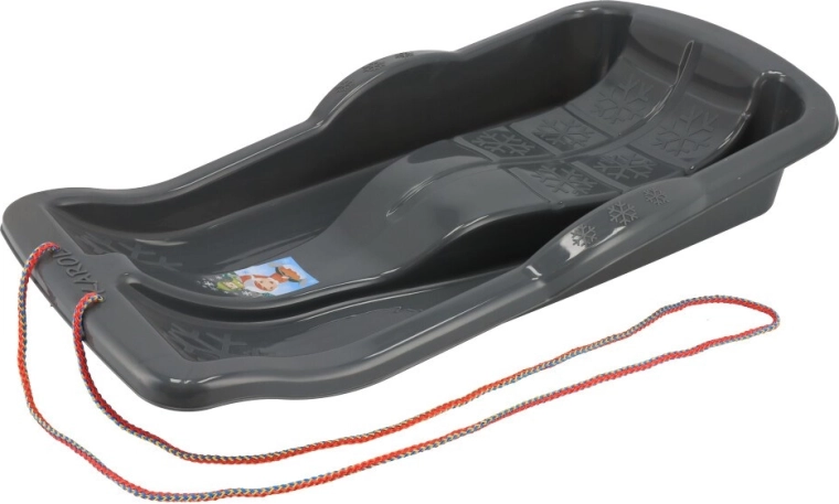 Plastične sani Baby Mix Karol sive