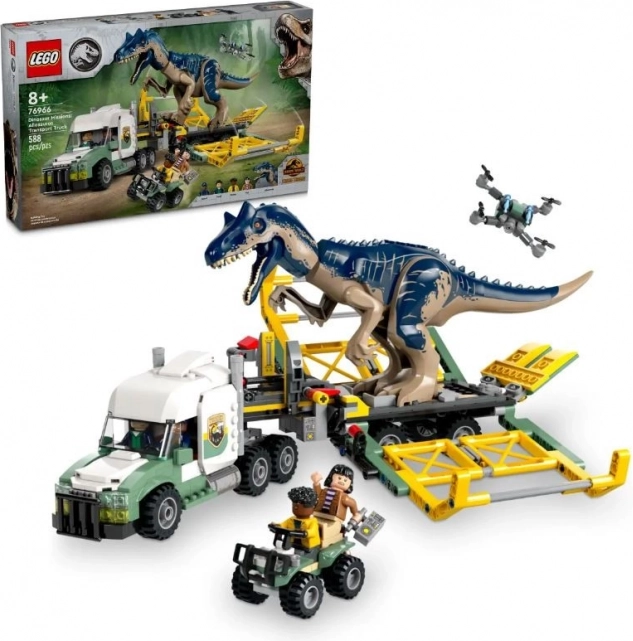 Jurassic World – prevoz alozavra s tovornjakom 76966