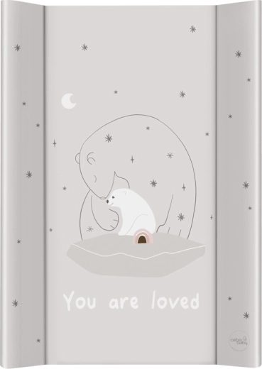 Ceba Baby previjalna podloga s trdo ploščo Basic Polar Bears 50 × 70 cm