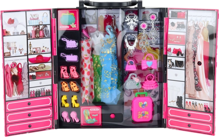 Zložljiva garderoba s preglednim shranjevalnim prostorom