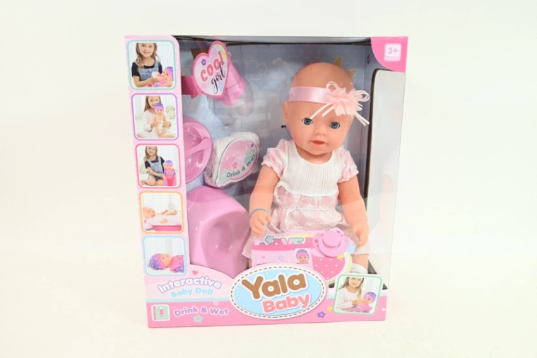 Baby doll that drinks and pees