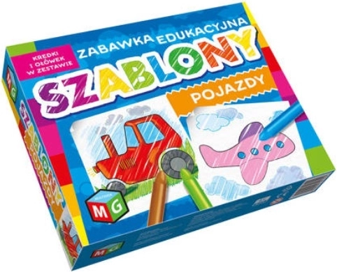 Multigra šablone vozil z barvicami