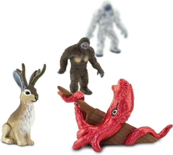 Detailed mini cryptid figurines for imaginative play