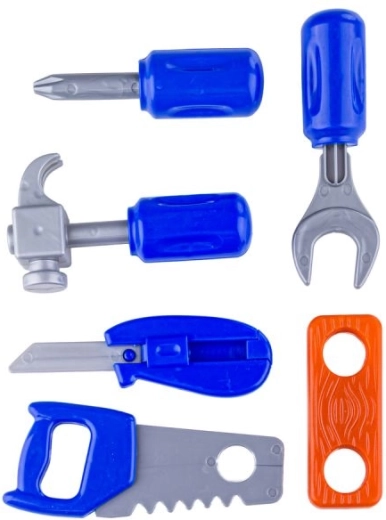 Rich accessory set for pretend repairs