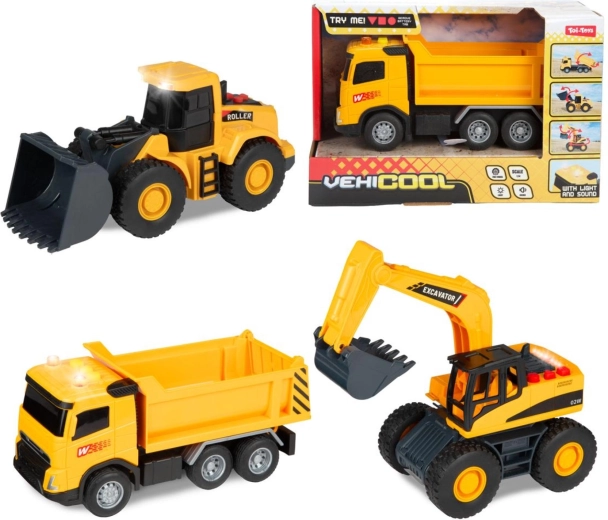 Construction Vehicle with Lights and Sounds - 1 Piece
