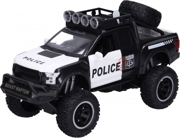 Policijski terenski avto z efekti 26 cm