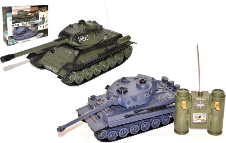 Zgodovinska RC tankovska bitka 25 cm – 2 kosa