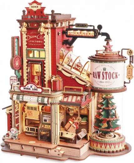 Čarobna Lesena Sestavljanka - Glasbena Škatlica Tovarna Daril