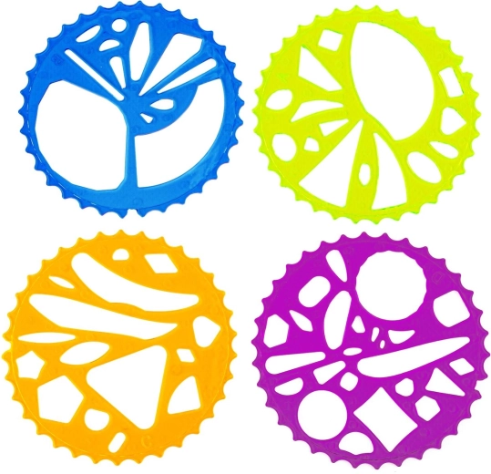 Templates and gears for precise geometric patterns