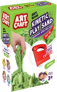 Art Craft kinetični pesek zelen 500 g
