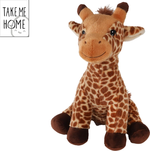 Plišasta žirafa Take Me Home sedeča 25 cm - 1 kos