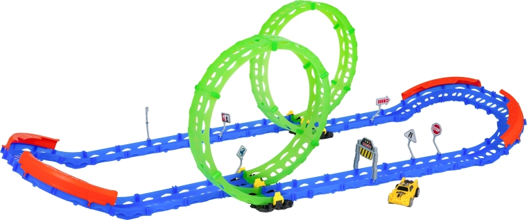 Dvojni 360° zanki, ki svetita v temi