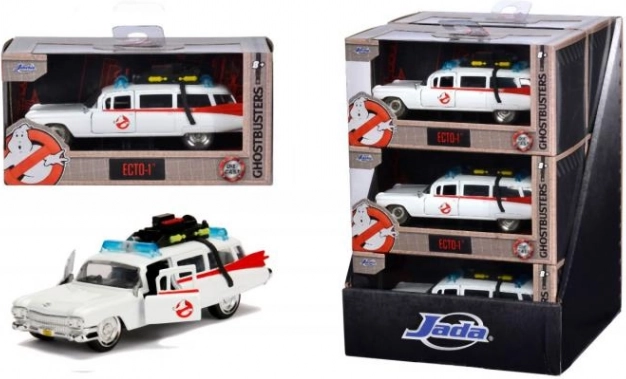 Kovinski model avtomobila GHOSTBUSTERS Ecto-1 1:32 z odpirajočimi se vrati