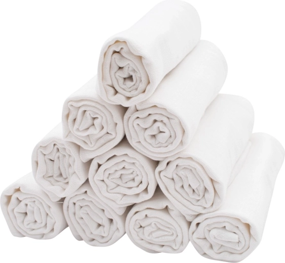 Bombažne plenice Premium 70 × 80 cm, 10 kos