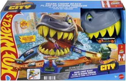 Hot Wheels City plaža z napadom morskega psa