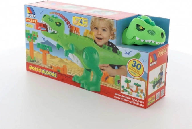 Komplet dinozavrske sestavljanke 30 delov