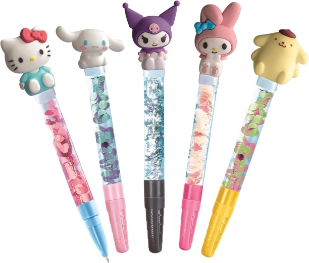 Pet svinčnikov z bleščicami in confetti učinkom