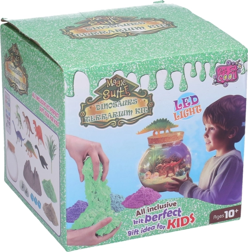 Ustvarjalni komplet za izdelavo okrasne krogle z dinozavrom, 13 cm