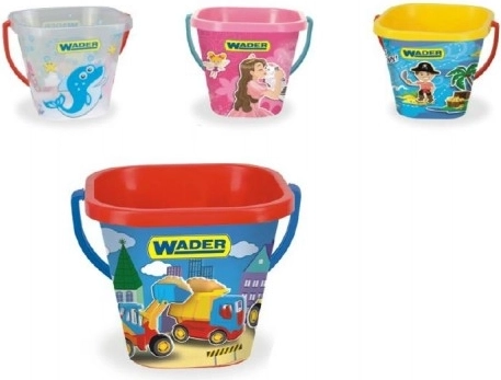 Kvadratno vedro 2 l plastika 15x19 cm Wader