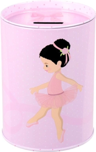 Metal ballerina money box