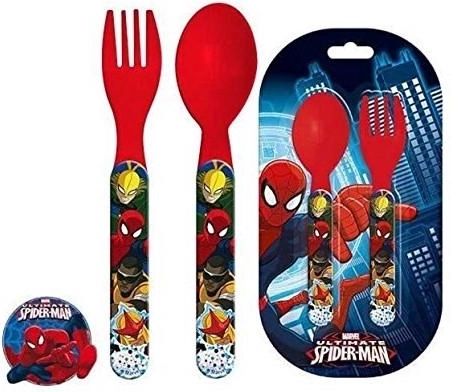 Plastični jedilni pribor Spiderman - 1 kos