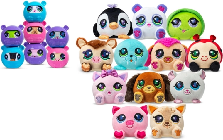Bandai Littlest Pet Shop mini plišasta igrača v kapsuli presenečenja