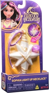 unicorn academy sophia svetleči nakit z prstanom