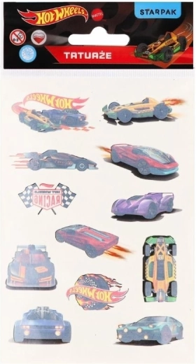Začasni tatu Hot Wheels – 1 kos