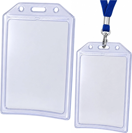 Prozoren etui za identifikacijsko kartico, navpično 10,5 × 6 cm - 1 kos