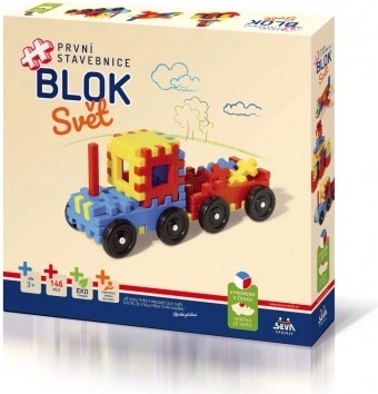 Konstruktor BLOK Svet plast 146 kos