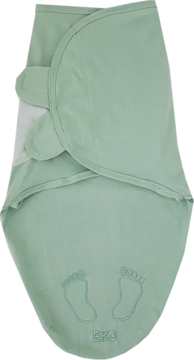 EKO bombažna povijalna vreča Ulitka mint 5–10 kg