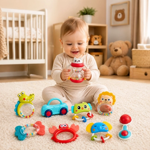 Zvoki in premični elementi za razvoj motorike